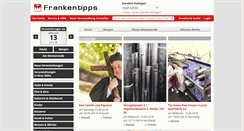 Desktop Screenshot of frankentipps.de